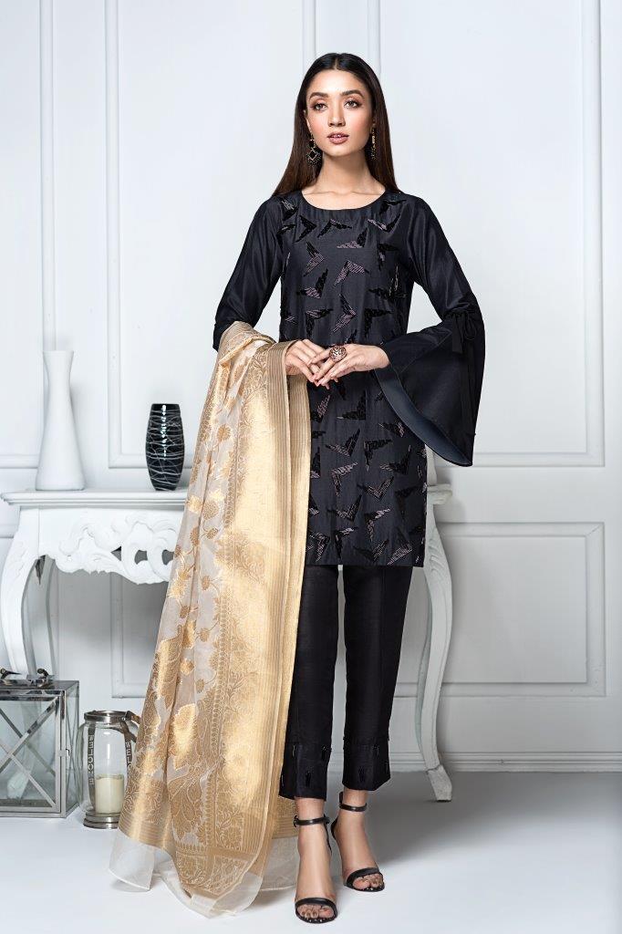 Hana | Eclectic Ready to Wear | Midnight Raven - by - Libasekhas UK - Registered Vendor of : Hana - 100% Original Designer Dresss