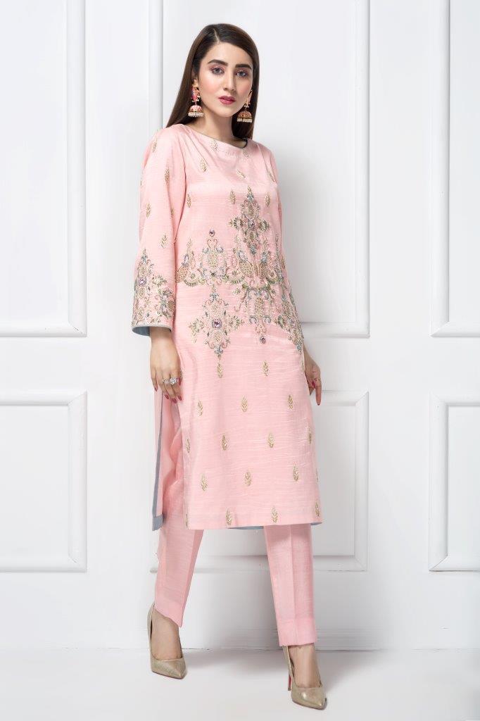 Hana | Eclectic Ready to Wear | Pink Vine - by - Libasekhas UK - Registered Vendor of : Hana - 100% Original Designer Dresss