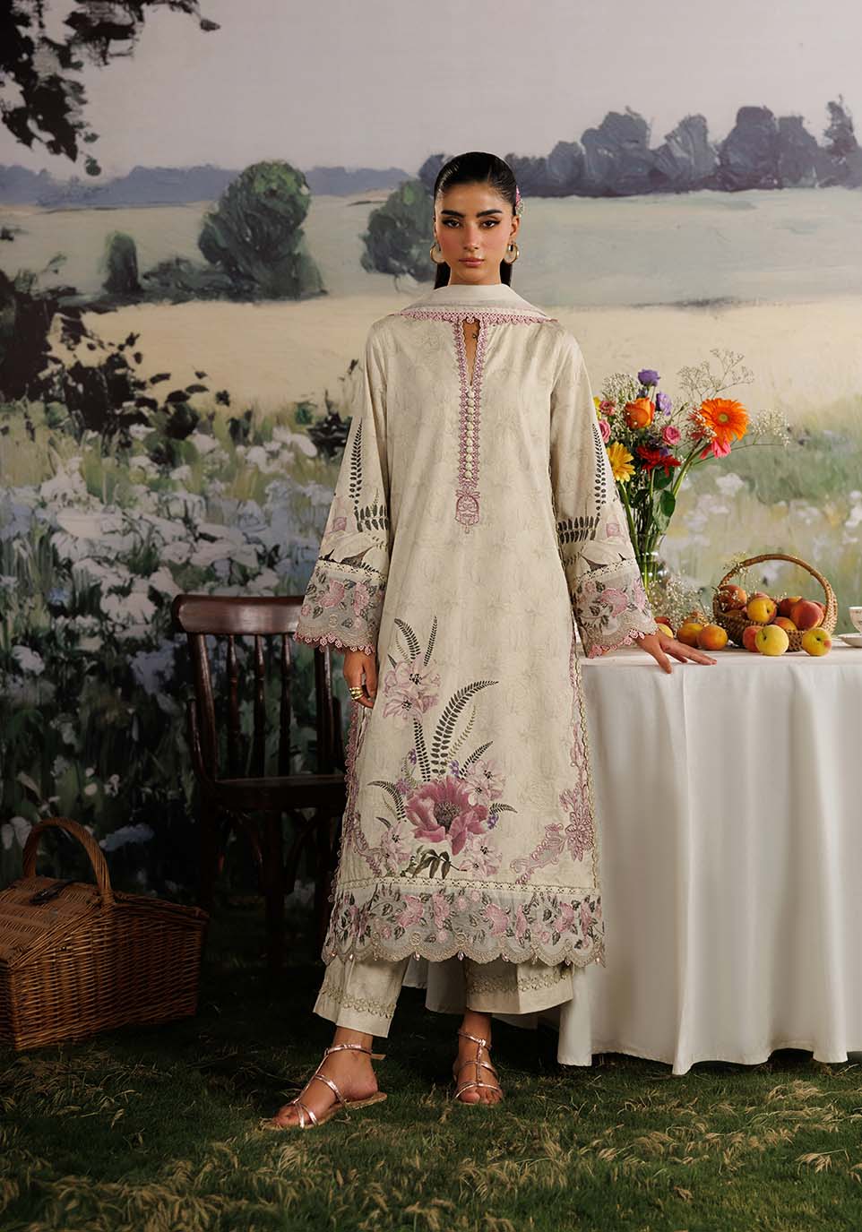 Zarqash | RimJhim The Moonsoon Edit 26 | MEHRAAB-E-GUL ZQ003 - by Libasekhas UK - Registered Vendor of : Zarqash - 100% Original Designer Dress