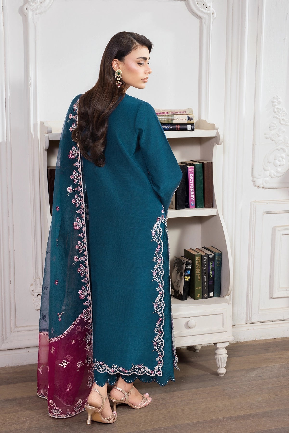 Rangrasiya | Lumeire Silk |Carmin - by Libasekhas UK - Registered Vendor of : Rangrasiya - 100% Original Designer Dress