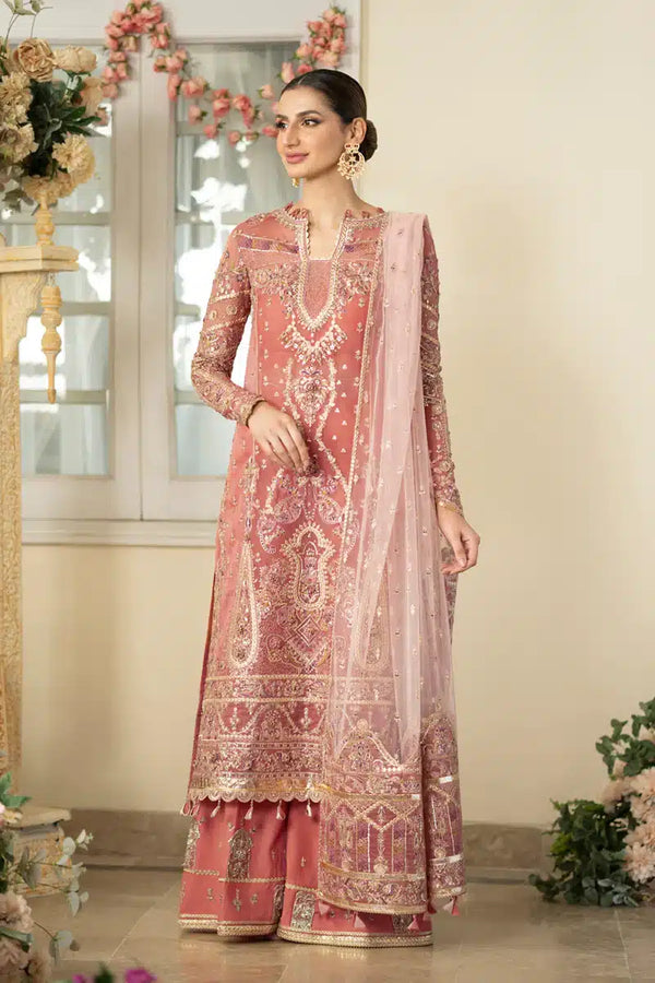 Qalamkar | Dilnaz Wedding Formals | DN-05 SAMARA - by - Libasekhas UK - Registered Vendor of : Qalamkar - 100% Original Designer Dresss