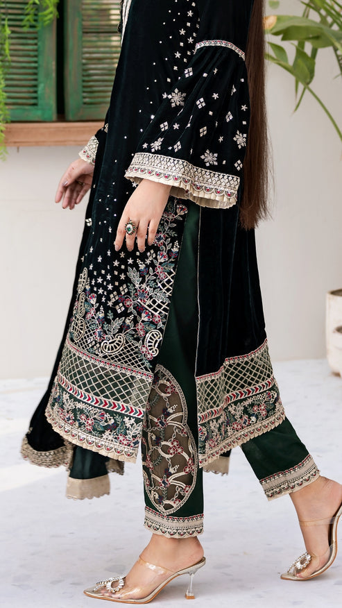 Zebtan | Andaz e Makhmal | ZAM-07 - by - Libasekhas UK - Registered Vendor of : Zebtan - 100% Original Designer Dresss