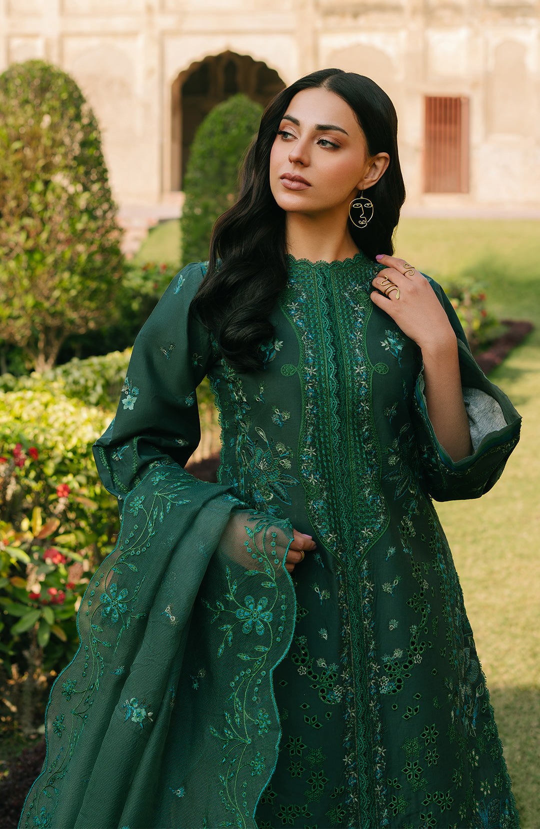 Fiona | Sarang Lawn 25 | Mirana - by - Libasekhas UK - Registered Vendor of : Fiona - 100% Original Designer Dresss