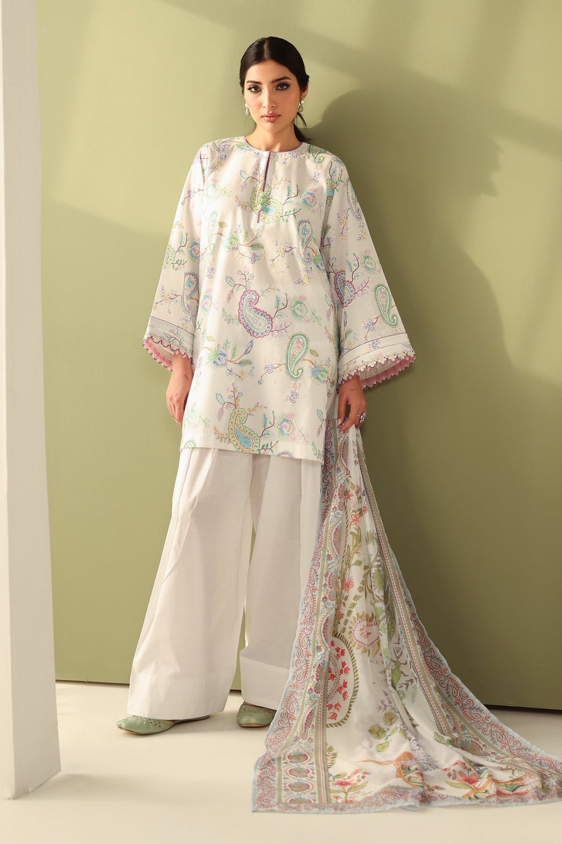 Baroque | Eid Printique | EMBROIDERED PRINTED LAWN UF-4179 - by - Libasekhas UK - Registered Vendor of : Baroque - 100% Original Designer Dresss