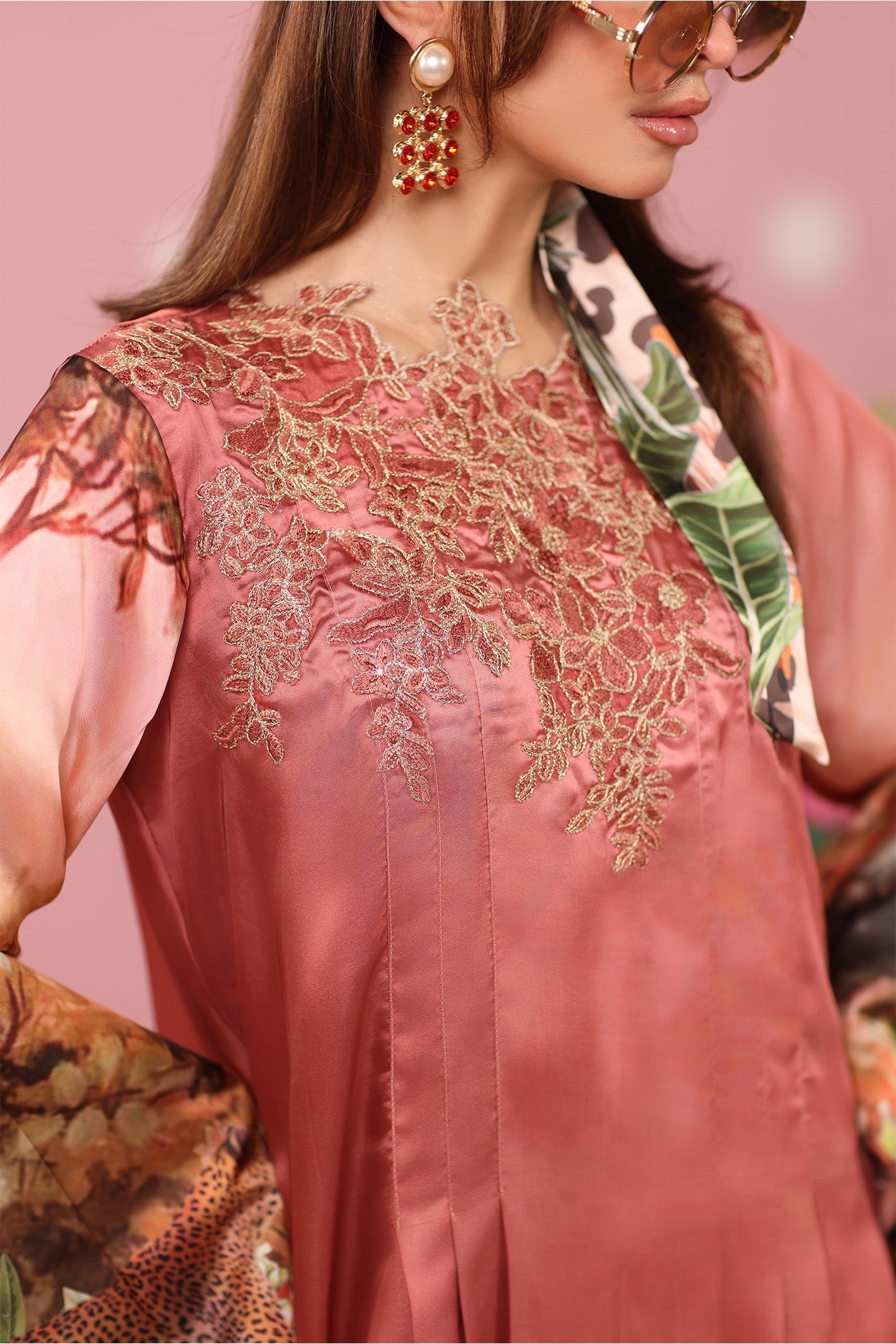 Musferah Saad | Resort Collection | Rosewood Safari - by Libasekhas UK - Registered Vendor of : Musferah Saad - 100% Original Designer Dress