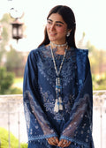 Sardinia | Embroidered Lawn Edit 26 | Terrace Blue - by Libasekhas UK - Registered Vendor of : Sardinia - 100% Original Designer Dress