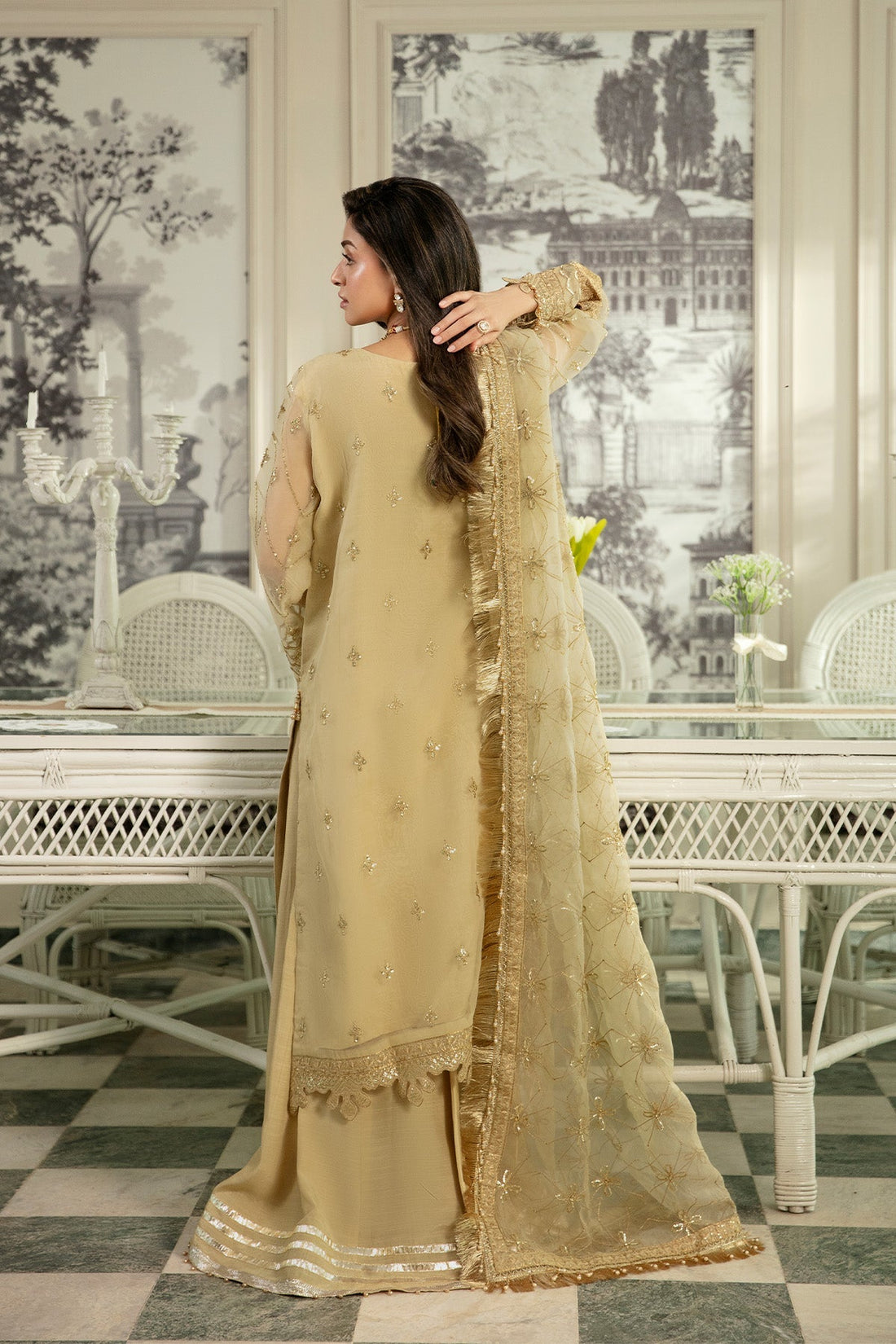 Raeesa Premium | Dehleez Formals | Dl 1036 - by Libasekhas UK - Registered Vendor of : Raeesa Premium - 100% Original Designer Dress