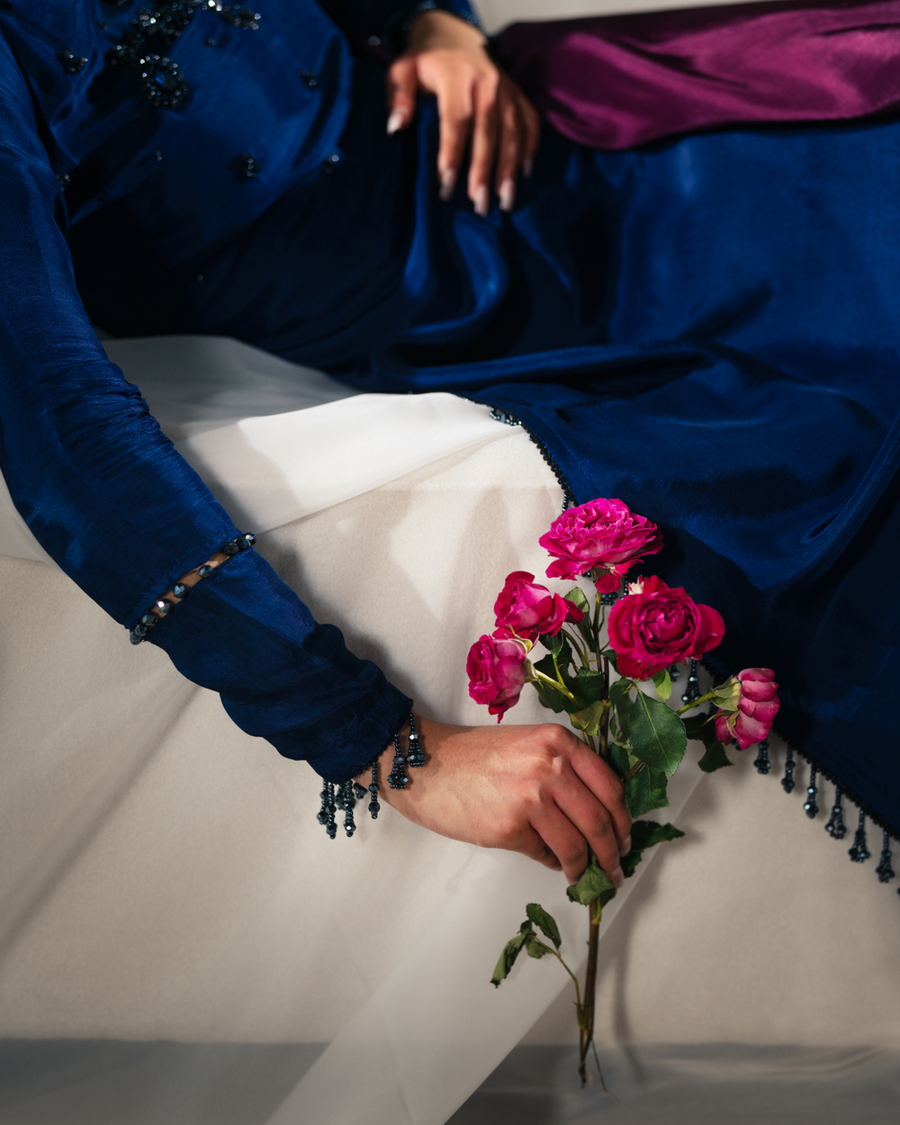 Vasal | Zyra Luxe Pret 26 | Sapphire drift - by Libasekhas UK - Registered Vendor of : Vasal - 100% Original Designer Dress