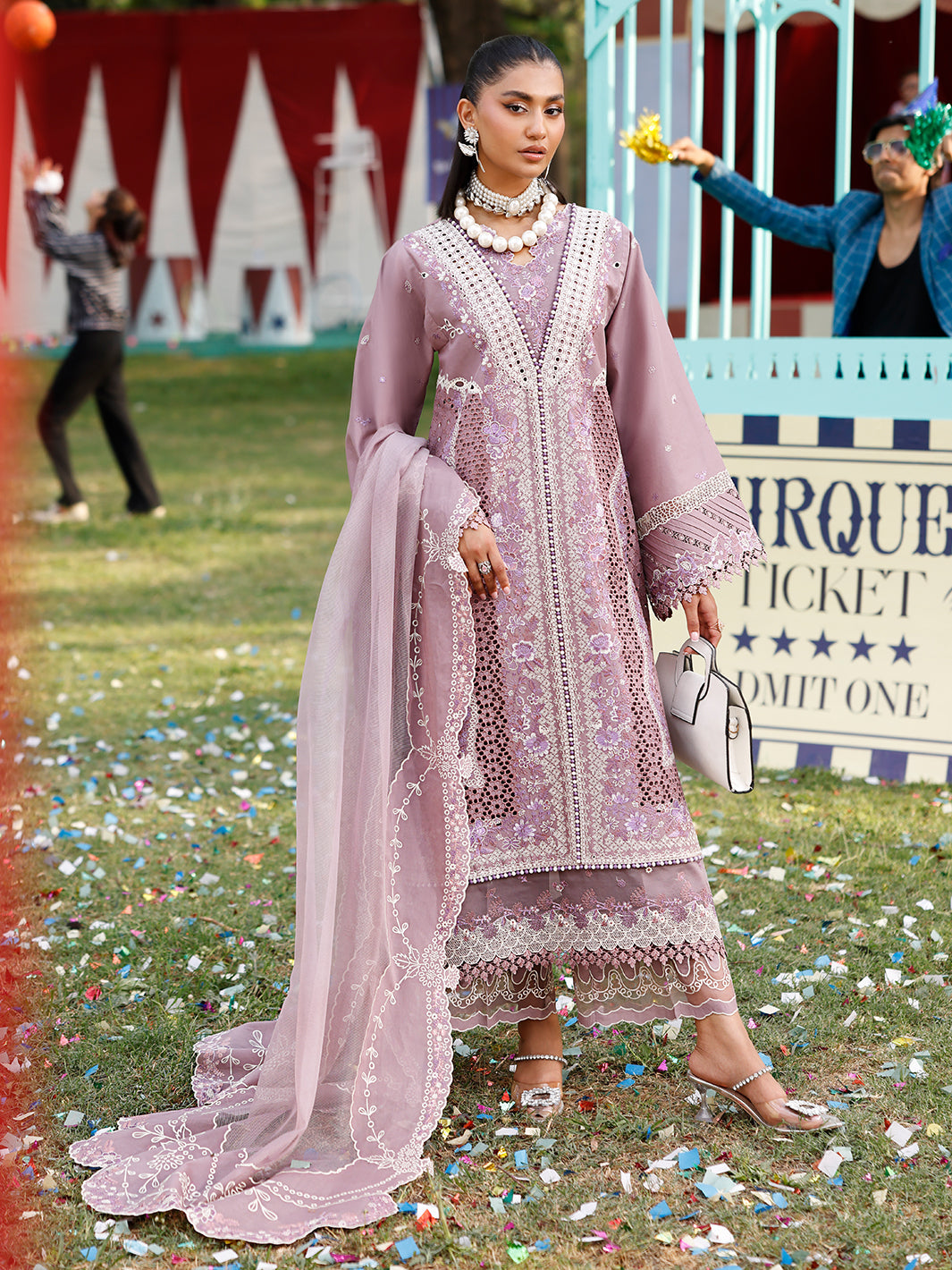 Bin Ilyas | Carnival Summer Edit 25 | 32 - B - by - Libasekhas UK - Registered Vendor of : Bin Ilyas - 100% Original Designer Dresss