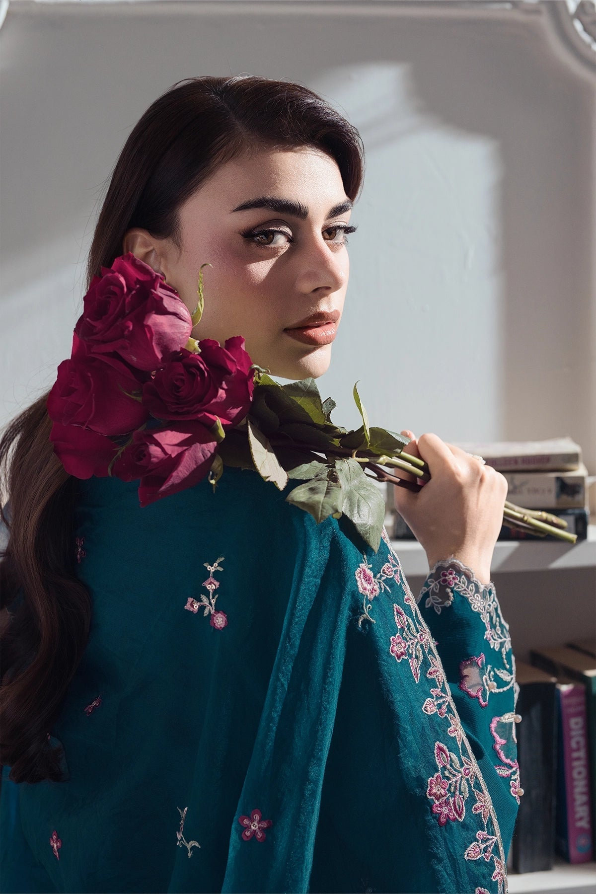 Rangrasiya | Lumeire Silk |Carmin - by Libasekhas UK - Registered Vendor of : Rangrasiya - 100% Original Designer Dress