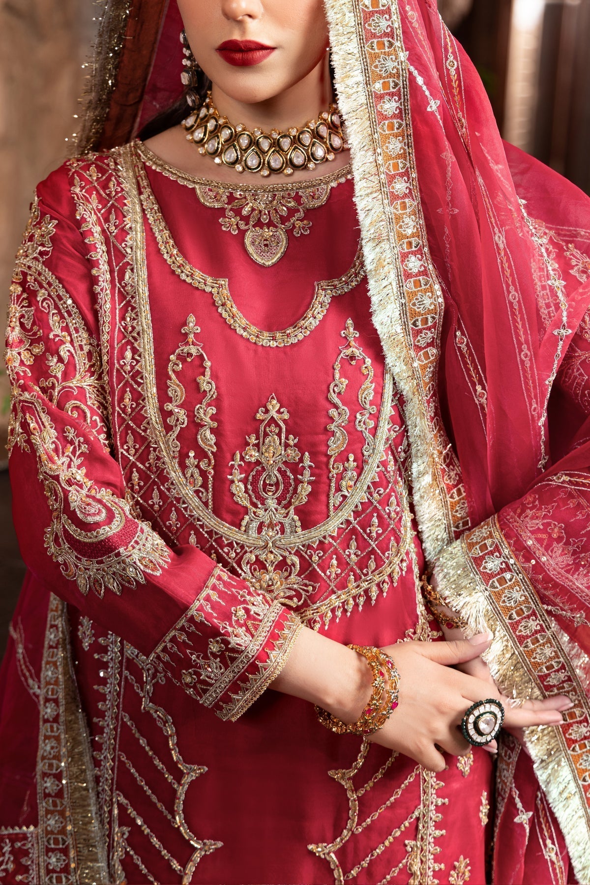 Naqshi | Samarkand Wedding Formals | Nehal - by - Libasekhas UK - Registered Vendor of : Naqshi - 100% Original Designer Dresss