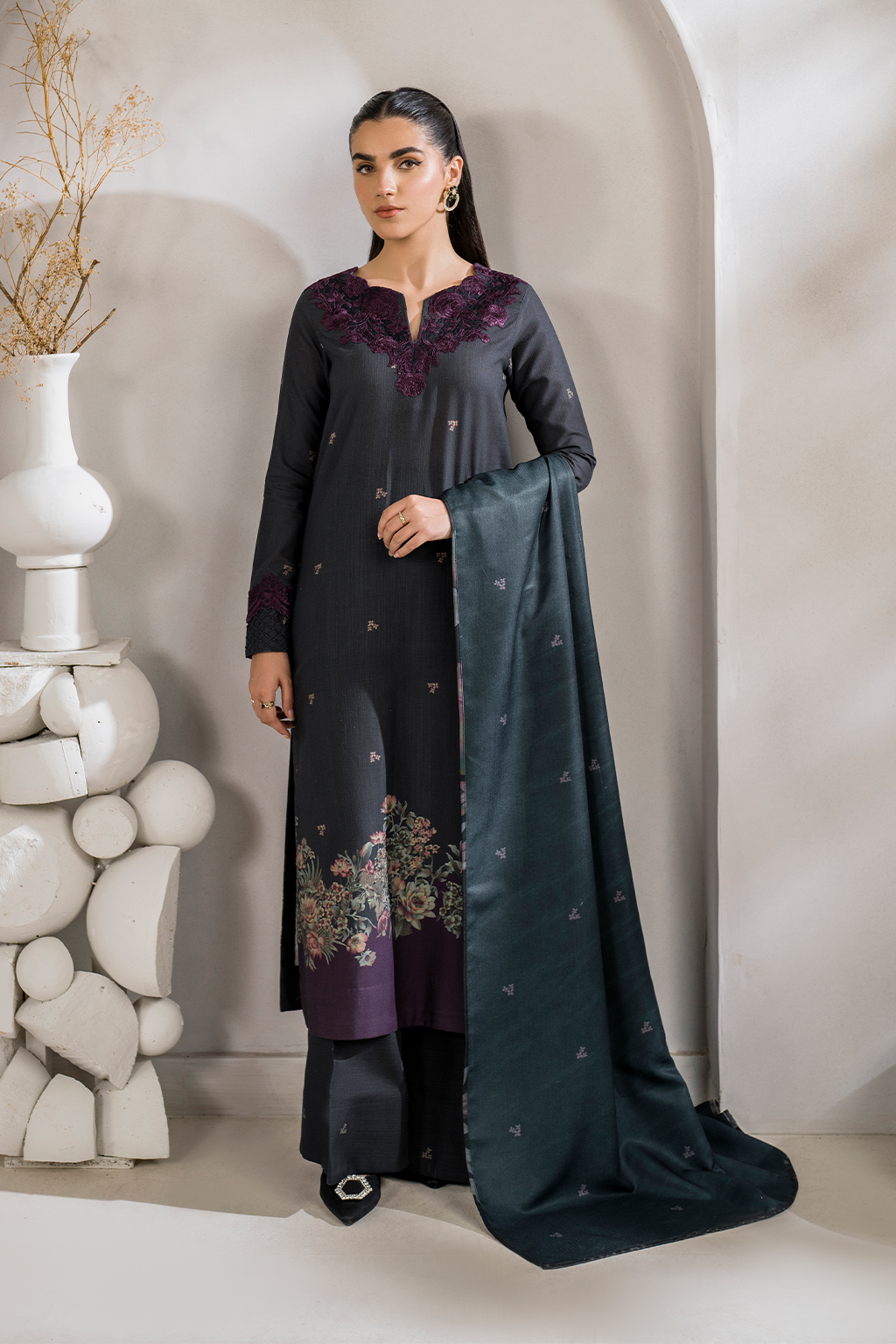 Iznik | Exclusive Winter | UE-357 - by - Libasekhas UK - Registered Vendor of : Iznik - 100% Original Designer Dresss