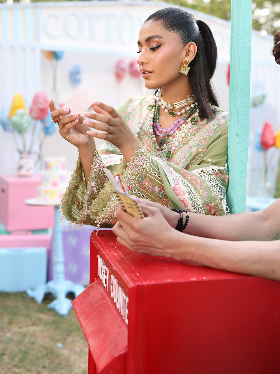 Bin Ilyas | Carnival Summer Edit 25 | 33 - A - by - Libasekhas UK - Registered Vendor of : Bin Ilyas - 100% Original Designer Dresss