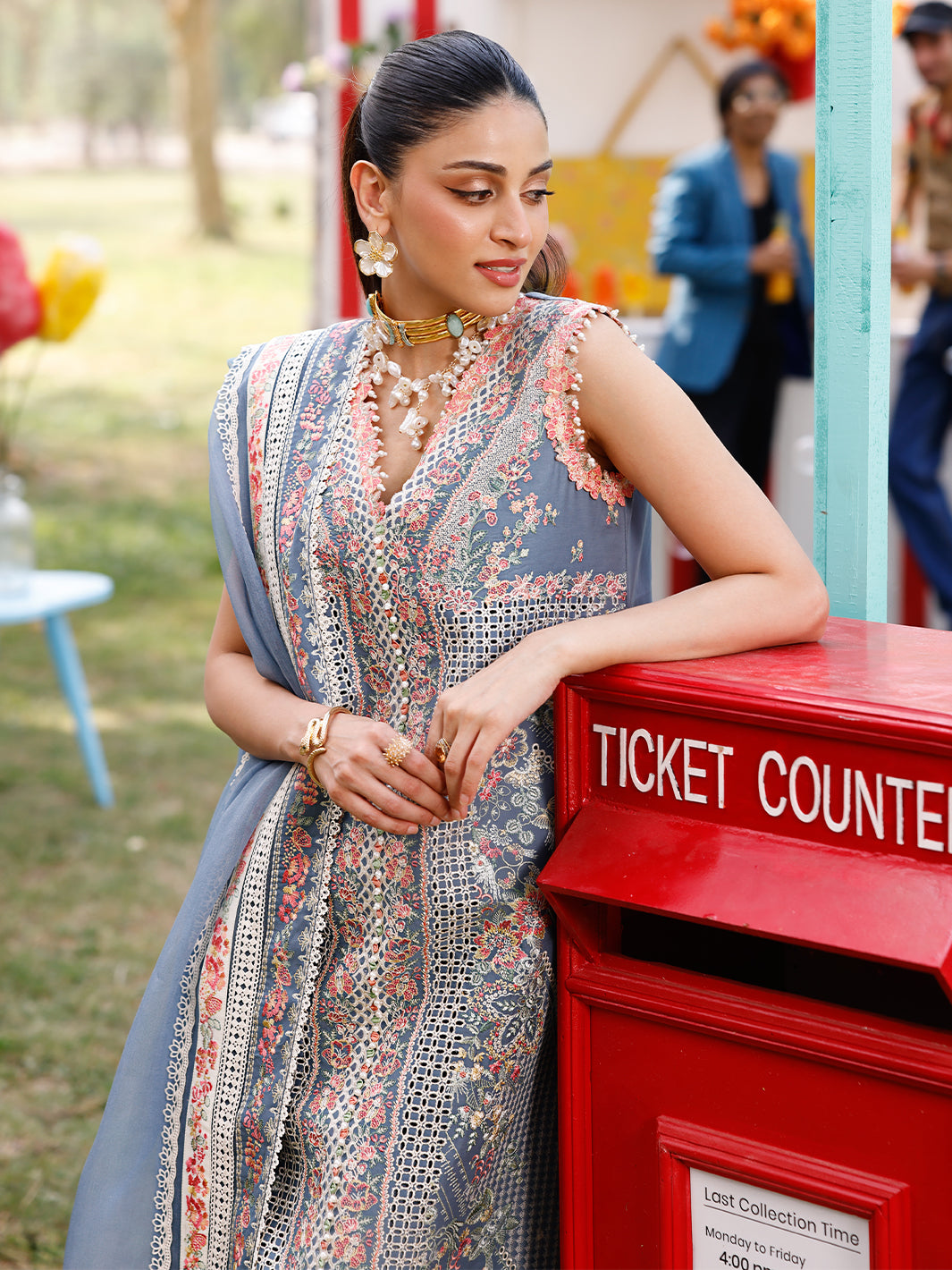 Bin Ilyas | Carnival Summer Edit 25 | 33 - B - by - Libasekhas UK - Registered Vendor of : Bin Ilyas - 100% Original Designer Dresss