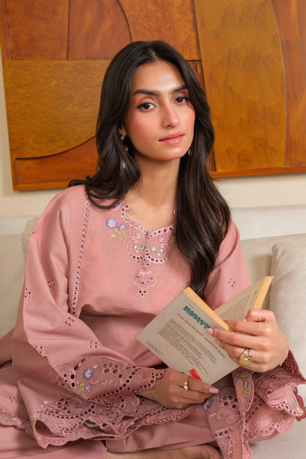 Noor by Saadia Asad | Noor Pret 25 | D6 - Pink Whispers - by Libasekhas UK - Registered Vendor of : Noor by Saadia Asad - 100% Original Designer Dress