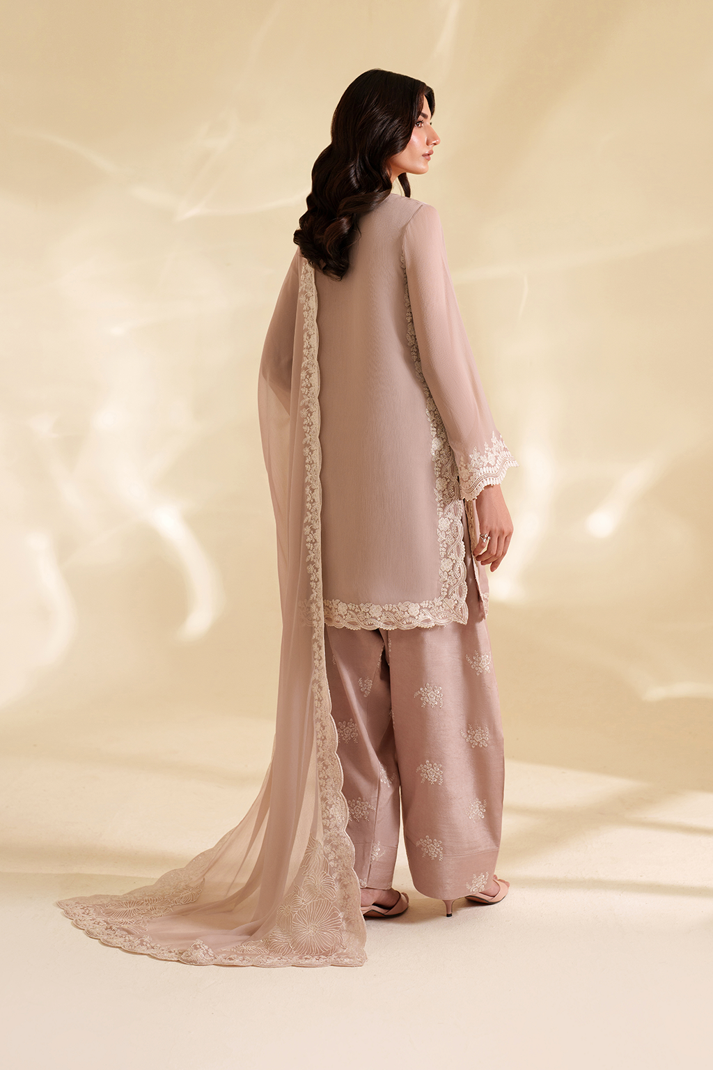 Iznik I Festive Formal I CC-79 Embroidered Chiffon - by Libasekhas UK - Registered Vendor of : Iznik - 100% Original Designer Dress