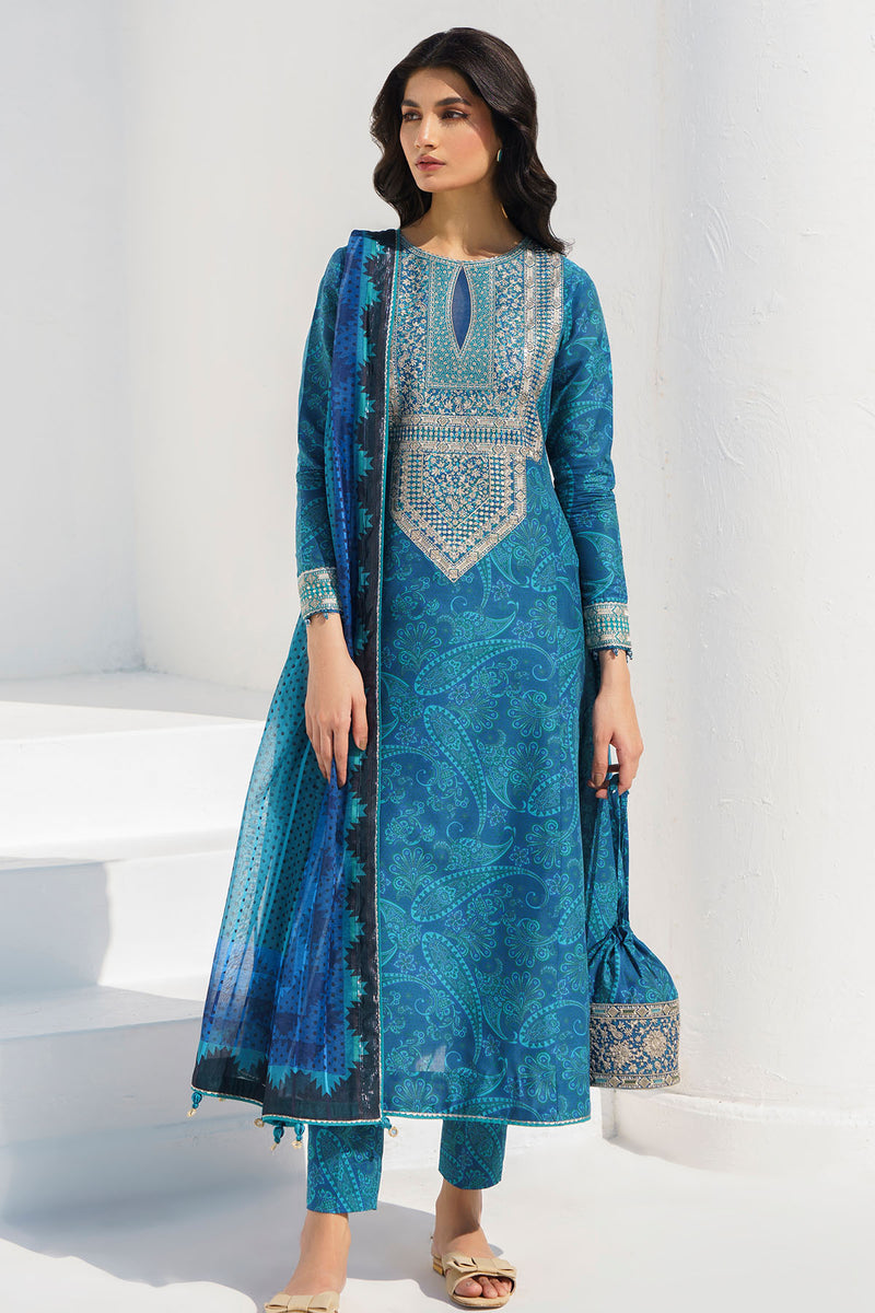 Jazmin | Summer Lawn 25 | USE-9017 - by - Libasekhas UK - Registered Vendor of : Jazmin - 100% Original Designer Dresss