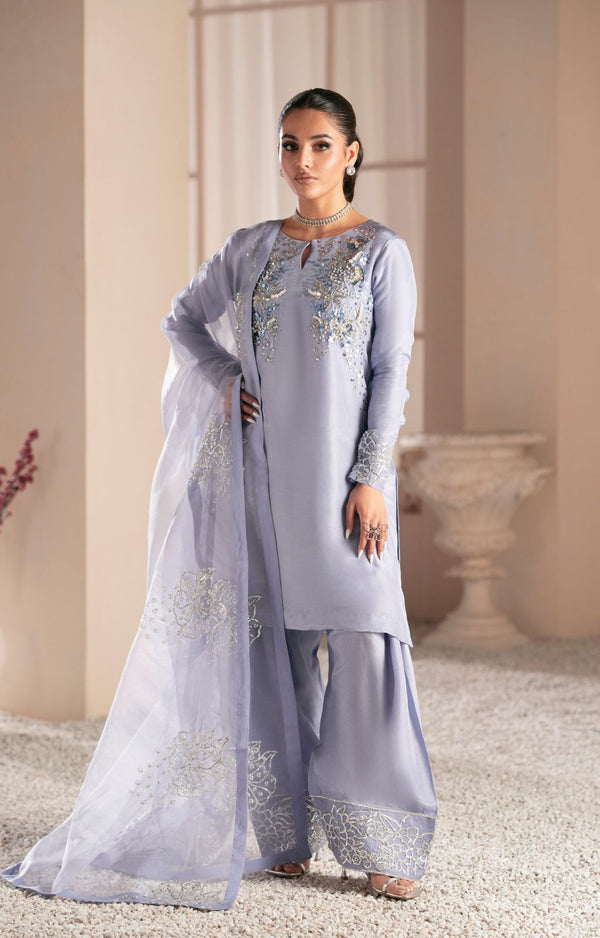 Ajr Couture | Symphony Luxe Festive 25 | Crimson - by - Libasekhas UK - Registered Vendor of : AJR Couture - 100% Original Designer Dresss
