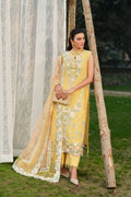 Maryam Hussain | Luxury Lawn 26 | Sunflower - by Libasekhas UK - Registered Vendor of : Maryam Hussain - 100% Original Designer Dress