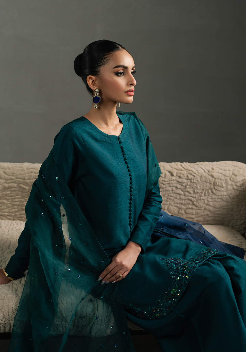 Zarqash | Silk Edit | ZQS 015 ELOISE - by - Libasekhas UK - Registered Vendor of : Zarqash - 100% Original Designer Dresss