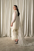 Neeshay | Ready to Wear Chiffon | RTW-CHFN-06 White - by Libasekhas UK - Registered Vendor of : Neeshay - 100% Original Designer Dress
