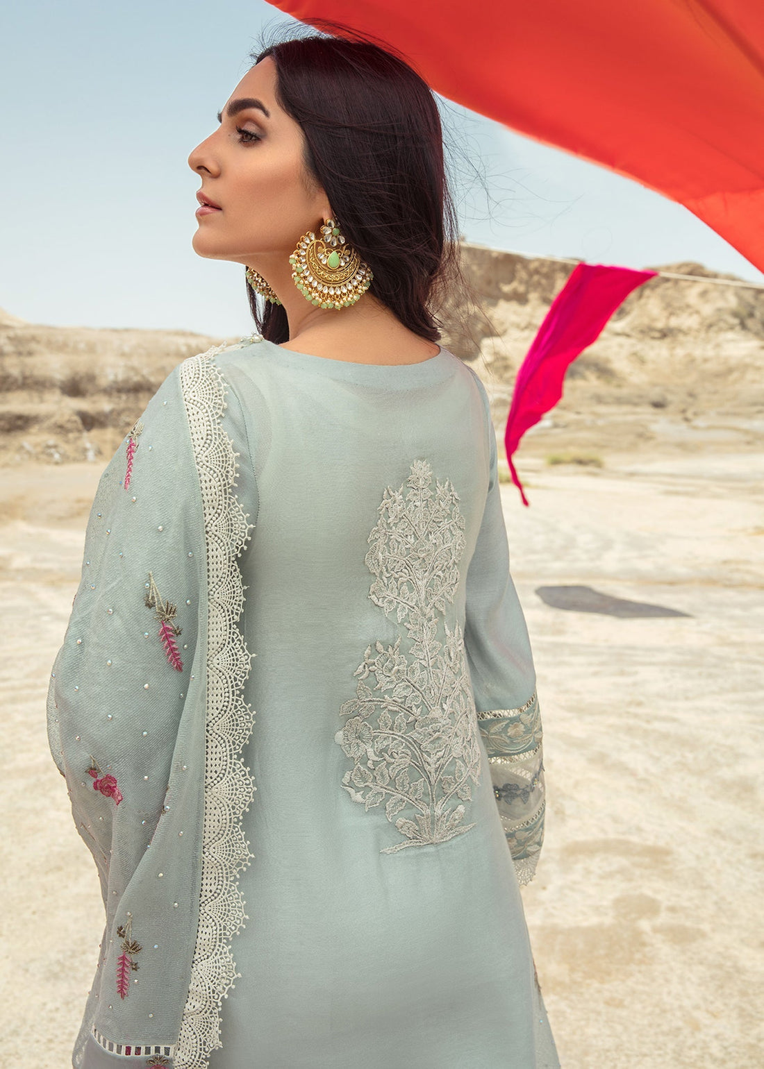 Saira Shakira | Luxury Pret | Seafoam - by Libasekhas UK - Registered Vendor of : Saira Shakira - 100% Original Designer Dress