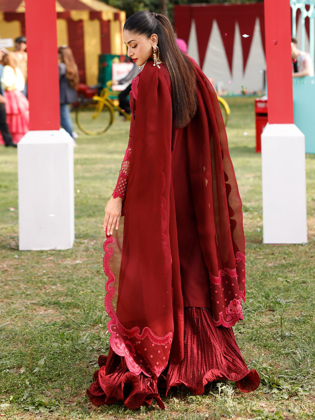 Bin Ilyas | Carnival Summer Edit 25 | 34 - B - by - Libasekhas UK - Registered Vendor of : Bin Ilyas - 100% Original Designer Dresss