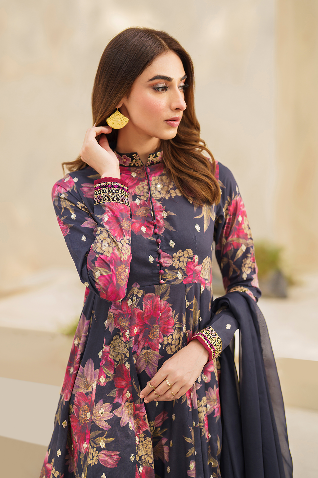 Iznik | Festive lawn 24 | SFL-12 - by - Libasekhas UK - Registered Vendor of : Iznik - 100% Original Designer Dresss