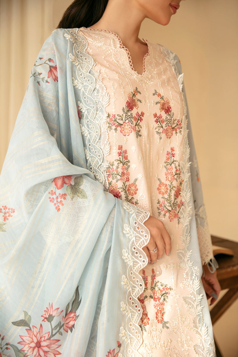 Qalamkar | Qlinekari Luxury Lawn | SQ-15 NEYLAN - by - Libasekhas UK - Registered Vendor of : Qalamkar - 100% Original Designer Dresss