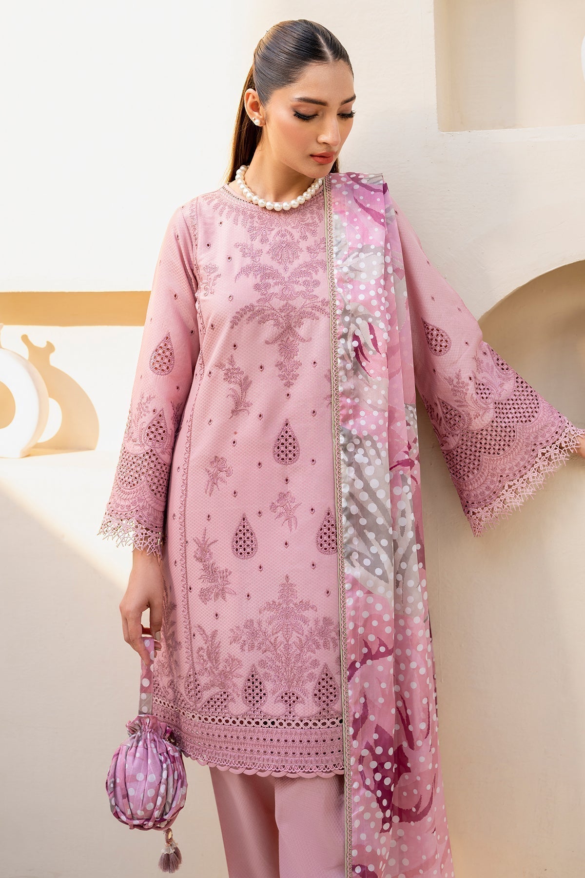 Jazmin | Irish Lawn SS 24 | D1 - by - Libasekhas UK - Registered Vendor of : Jazmin - 100% Original Designer Dresss