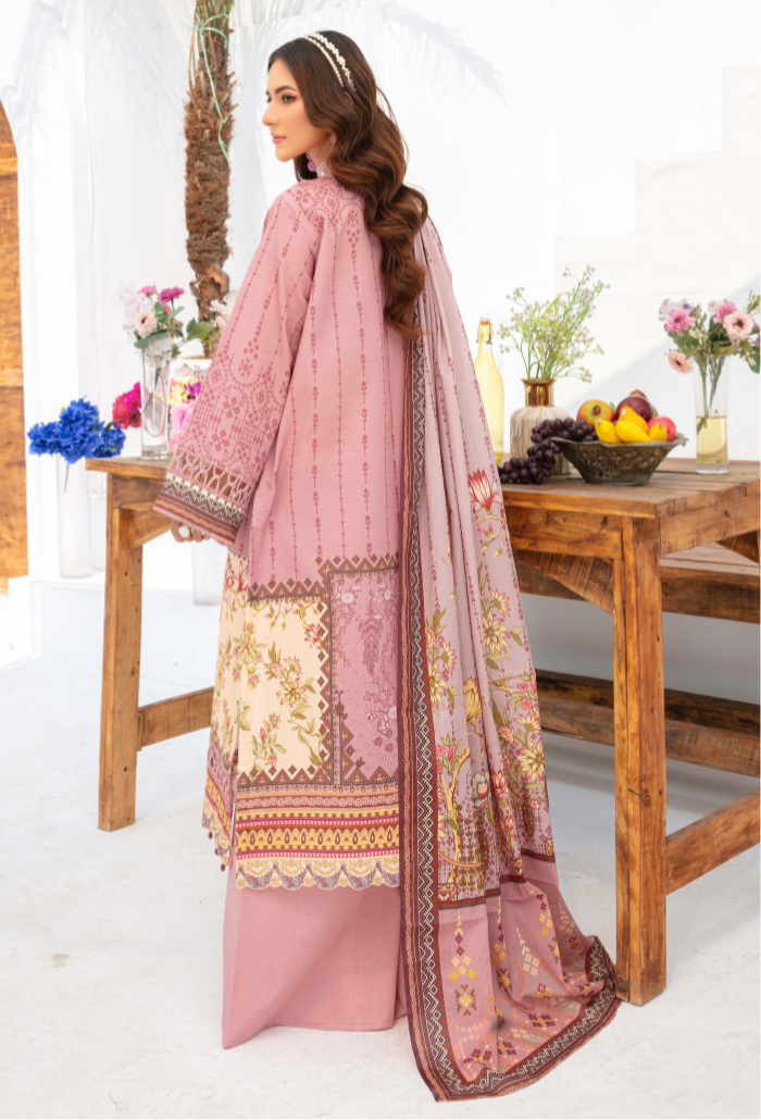 Humdum | Saira Bano Lawn 24 | D01 - by - Libasekhas UK - Registered Vendor of : HumDum - 100% Original Designer Dresss