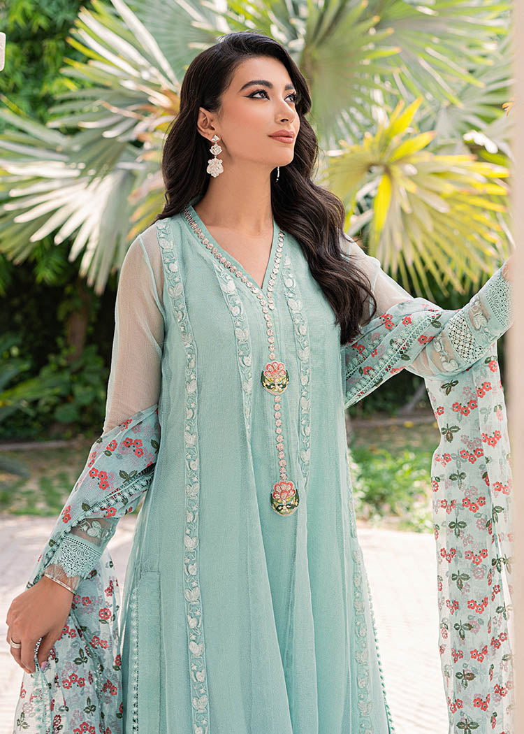 Saira Shakira | Luxury Pret | Tiffany Blue - by Libasekhas UK - Registered Vendor of : Saira Shakira - 100% Original Designer Dress