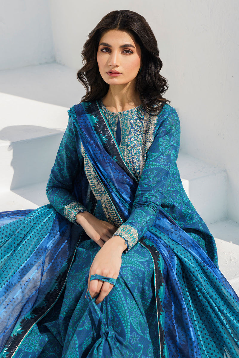 Jazmin | Summer Lawn 25 | USE-9017 - by - Libasekhas UK - Registered Vendor of : Jazmin - 100% Original Designer Dresss
