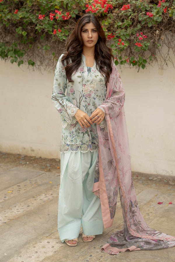 Shamaeel Ansari | Nazaakat Pret | Pastel Bloom - by Libasekhas UK - Registered Vendor of : Shamaeel Ansari - 100% Original Designer Dress