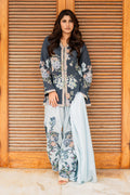 Shamaeel Ansari | Nazaakat Pret | Blue Mirage - by Libasekhas UK - Registered Vendor of : Shamaeel Ansari - 100% Original Designer Dress