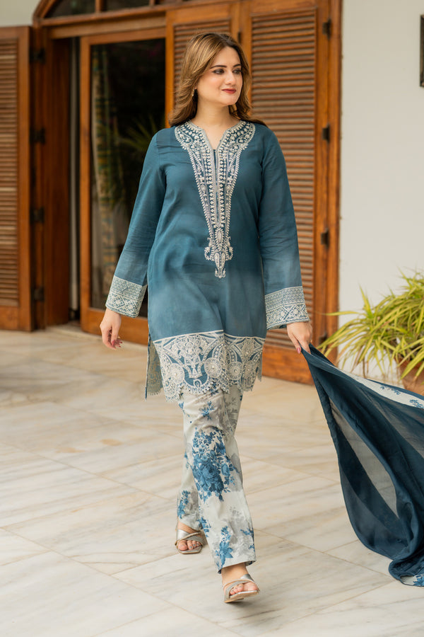 Shamaeel Ansari | Nazaakat Pret | Sapphire Grace - by Libasekhas UK - Registered Vendor of : Shamaeel Ansari - 100% Original Designer Dress