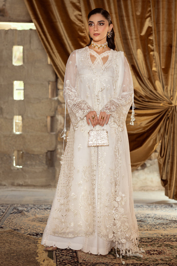 Qalamkar | Chiffon Edit | WC-03 ROISE - by Libasekhas UK - Registered Vendor of : Qalamkar - 100% Original Designer Dress