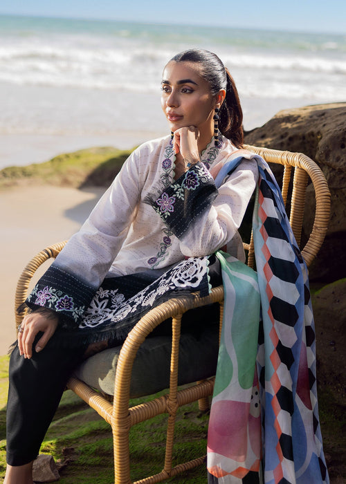 Sadaf Fawad Khan | Siraa Lawn 25 | Kantha Rose - by - Libasekhas UK - Registered Vendor of : Sadaf Fawad Khan - 100% Original Designer Dresss
