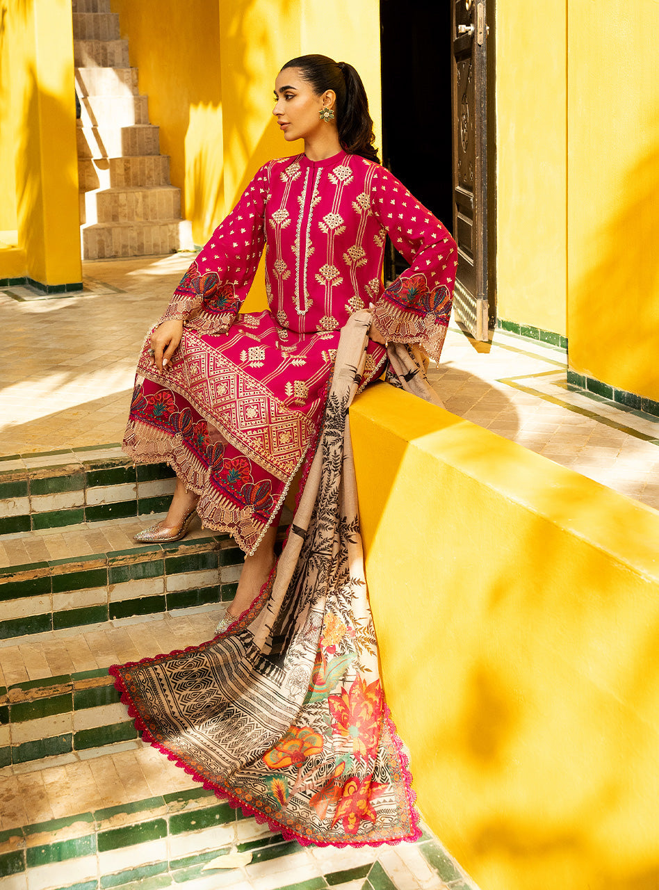 Zainab Chottani | Chikankari 25 | Aanya - 4B - by - Libasekhas UK - Registered Vendor of : Zainab Chottani - 100% Original Designer Dresss