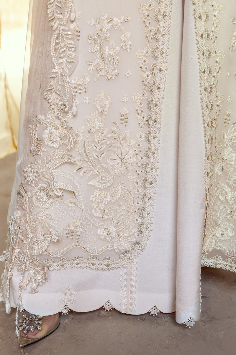 Qalamkar | Chiffon Edit | WC-03 ROISE - by Libasekhas UK - Registered Vendor of : Qalamkar - 100% Original Designer Dress