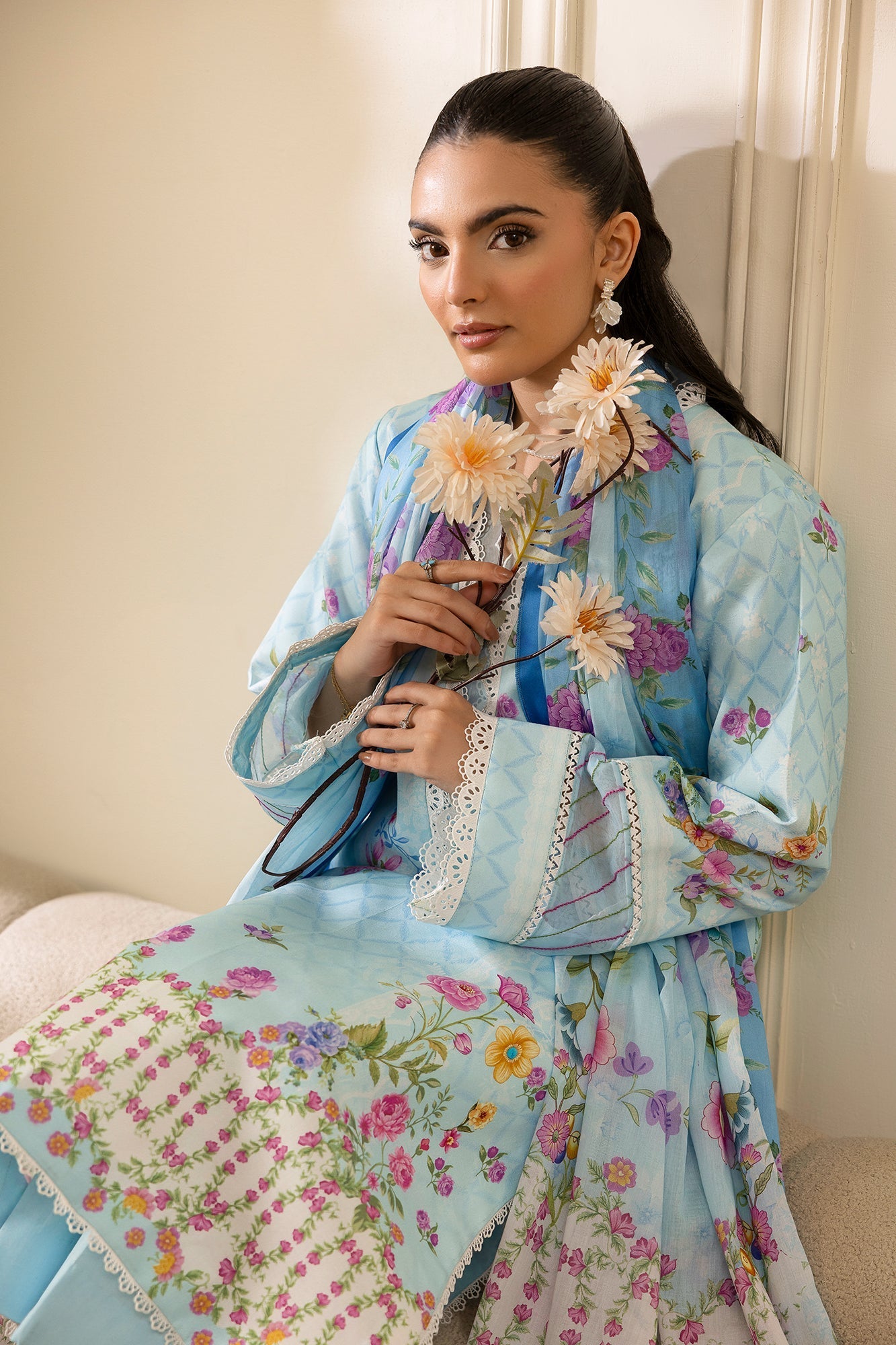 Rajbari | Nissa Exclusive Summer Prints | 08 - by Libasekhas UK - Registered Vendor of : Rajbari - 100% Original Designer Dress