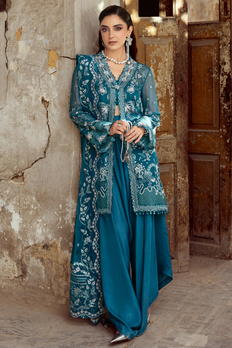 Qalamkar | Chiffon Edit | WC-04 NESSA - by Libasekhas UK - Registered Vendor of : Qalamkar - 100% Original Designer Dress