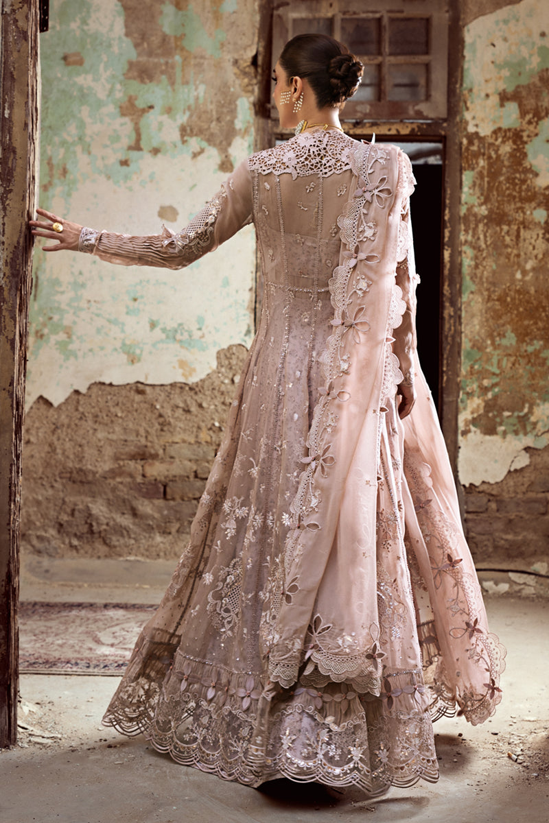 Qalamkar | Chiffon Edit | WC-01 AISLA - by Libasekhas UK - Registered Vendor of : Qalamkar - 100% Original Designer Dress