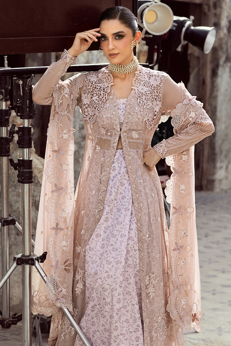Qalamkar | Chiffon Edit | WC-01 AISLA - by Libasekhas UK - Registered Vendor of : Qalamkar - 100% Original Designer Dress