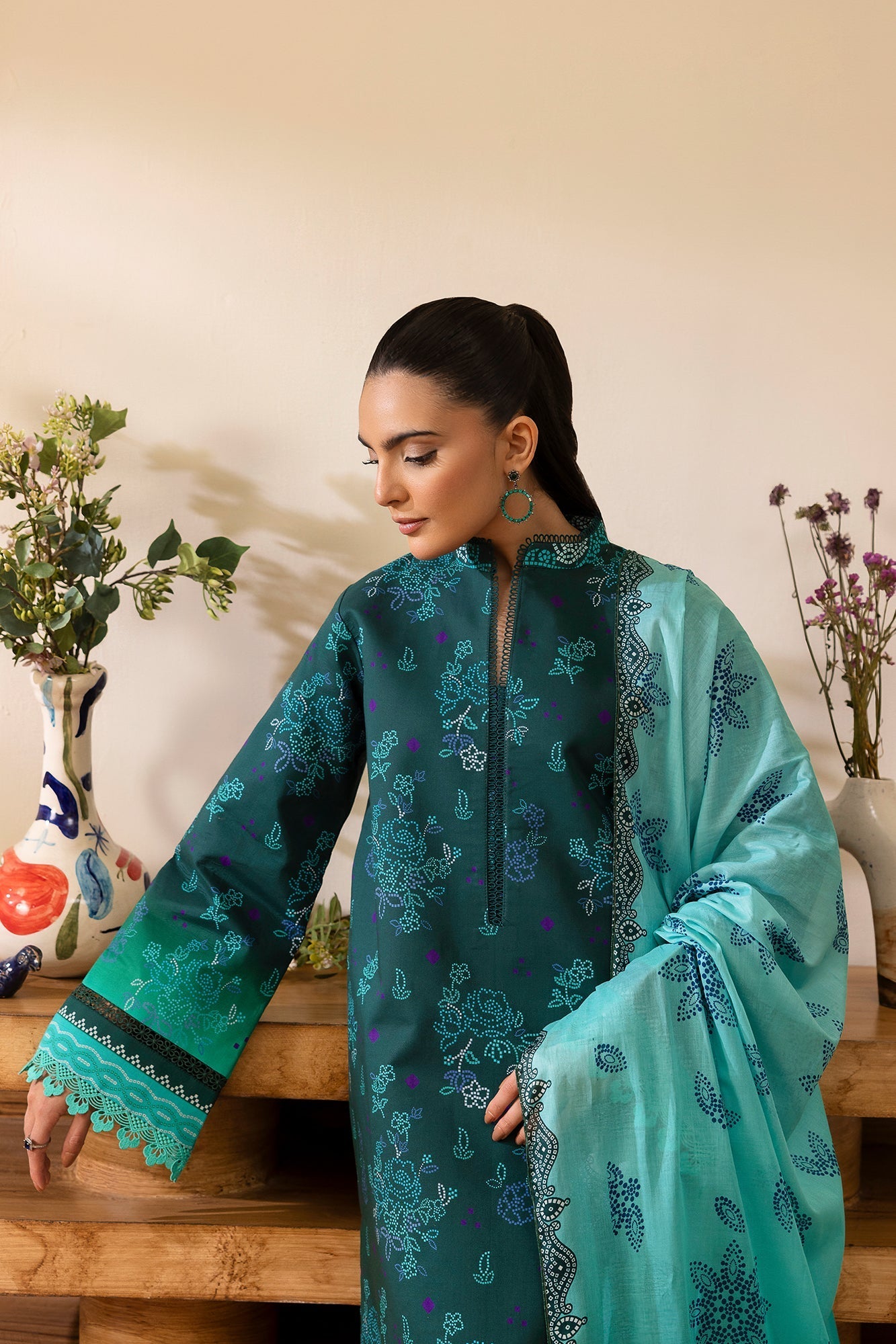 Rajbari | Nissa Exclusive Summer Prints | 05 - by Libasekhas UK - Registered Vendor of : Rajbari - 100% Original Designer Dress