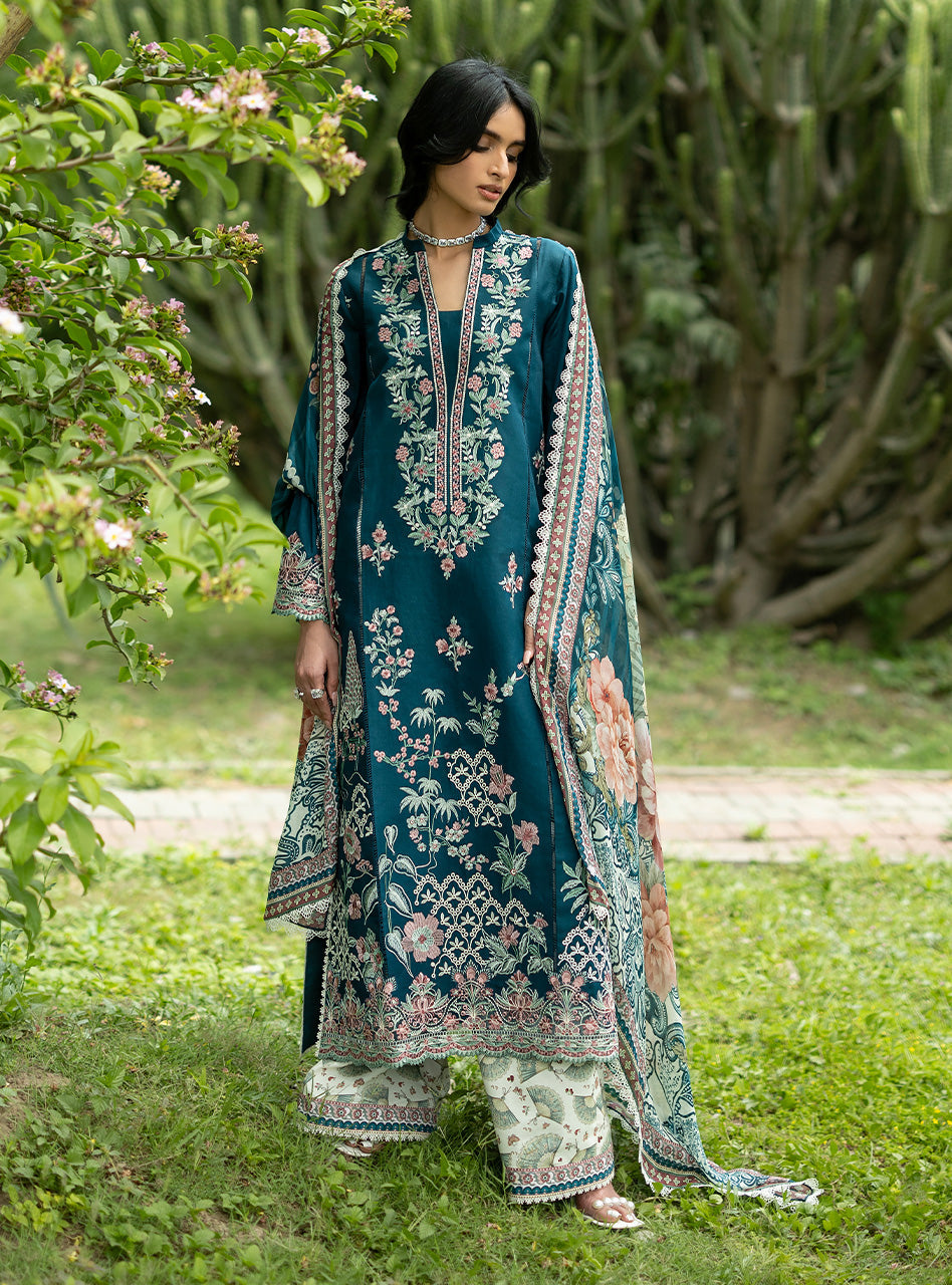 Zainab Chottani | Luxe Lawn 26 | Faye - 01 - by Libasekhas UK - Registered Vendor of : Zainab Chottani - 100% Original Designer Dress