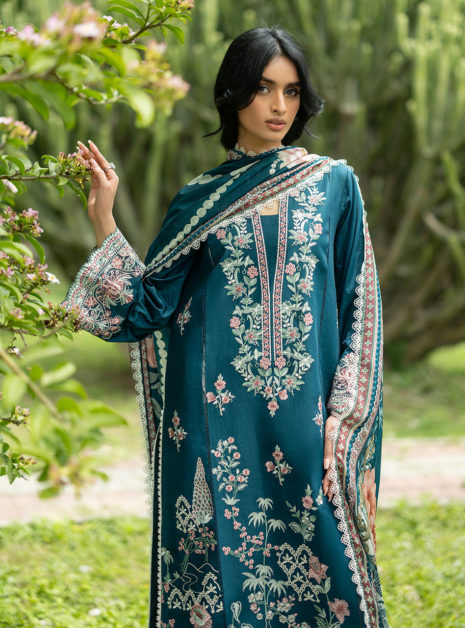 Zainab Chottani | Luxe Lawn 26 | Faye - 01 - by Libasekhas UK - Registered Vendor of : Zainab Chottani - 100% Original Designer Dress