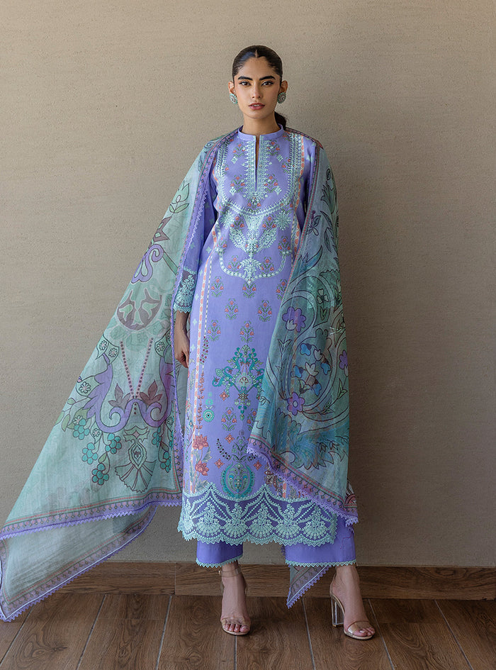 Zainab Chottani | Tahra Lawn 25 | Lina - by - Libasekhas UK - Registered Vendor of : Zainab Chottani - 100% Original Designer Dresss