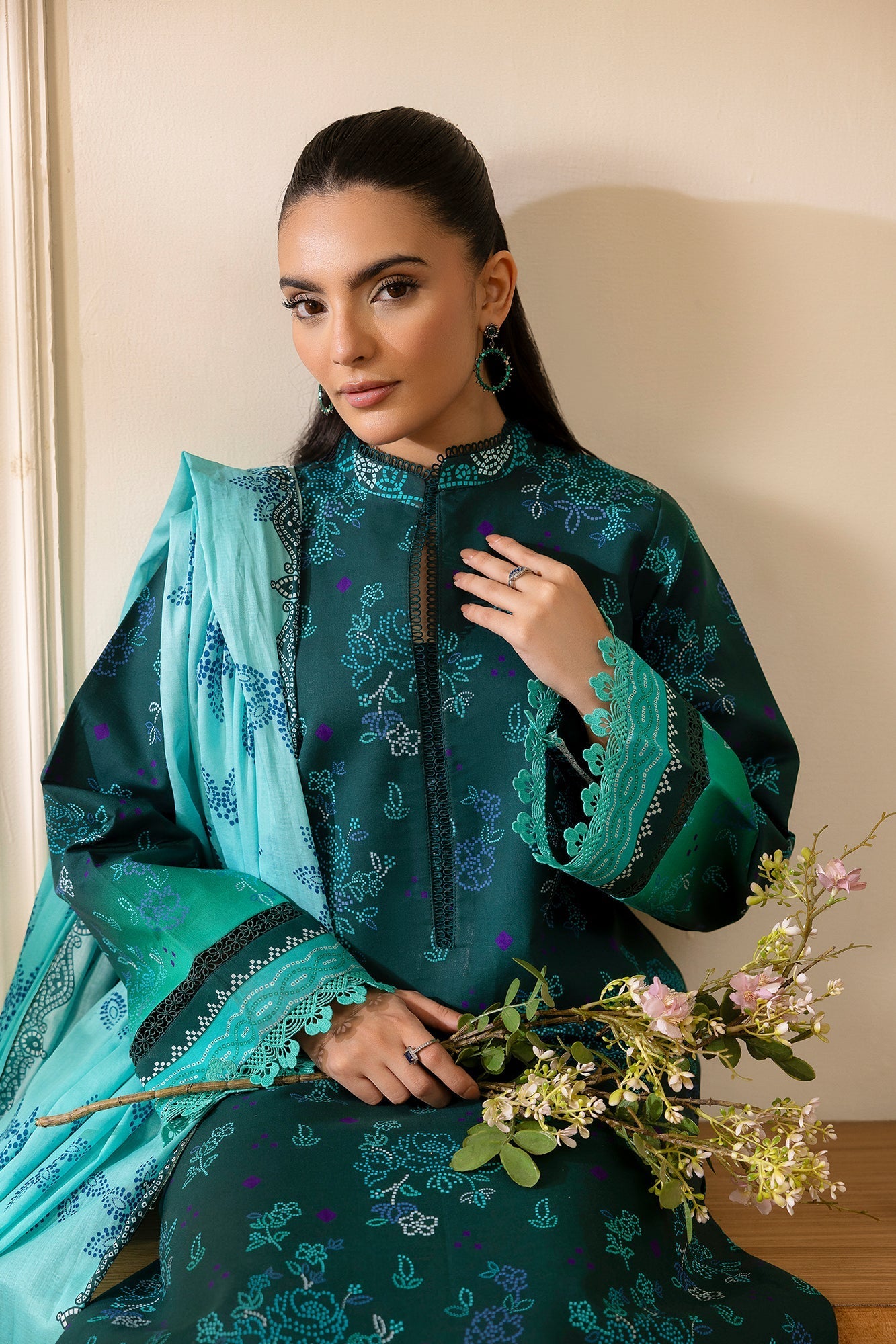 Rajbari | Nissa Exclusive Summer Prints | 05 - by Libasekhas UK - Registered Vendor of : Rajbari - 100% Original Designer Dress