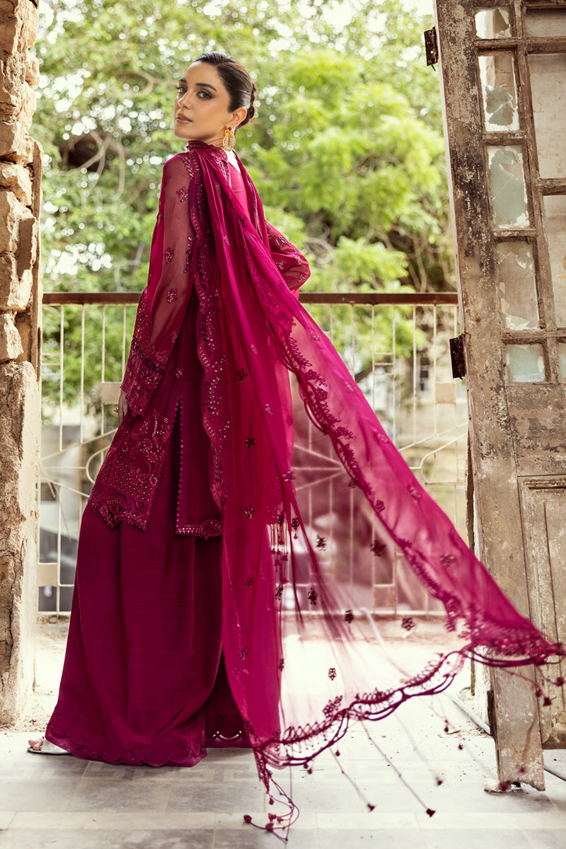 Qalamkar | Chiffon Edit | WC-02 SIOFE - by Libasekhas UK - Registered Vendor of : Qalamkar - 100% Original Designer Dress